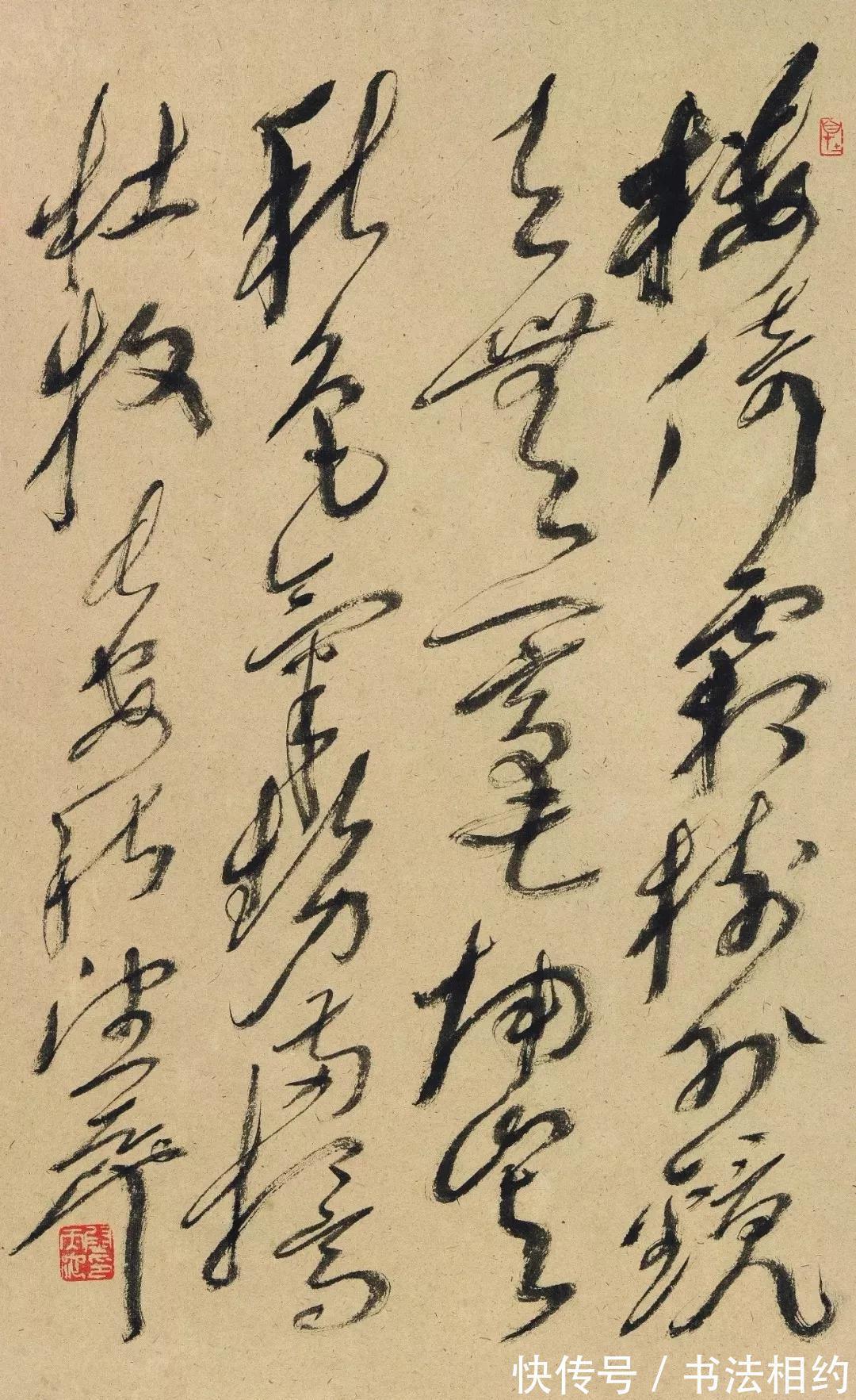 张铁林@尉天池的小楷俊美秀丽,格调高雅,而草书苍劲浑厚,秀逸清奇