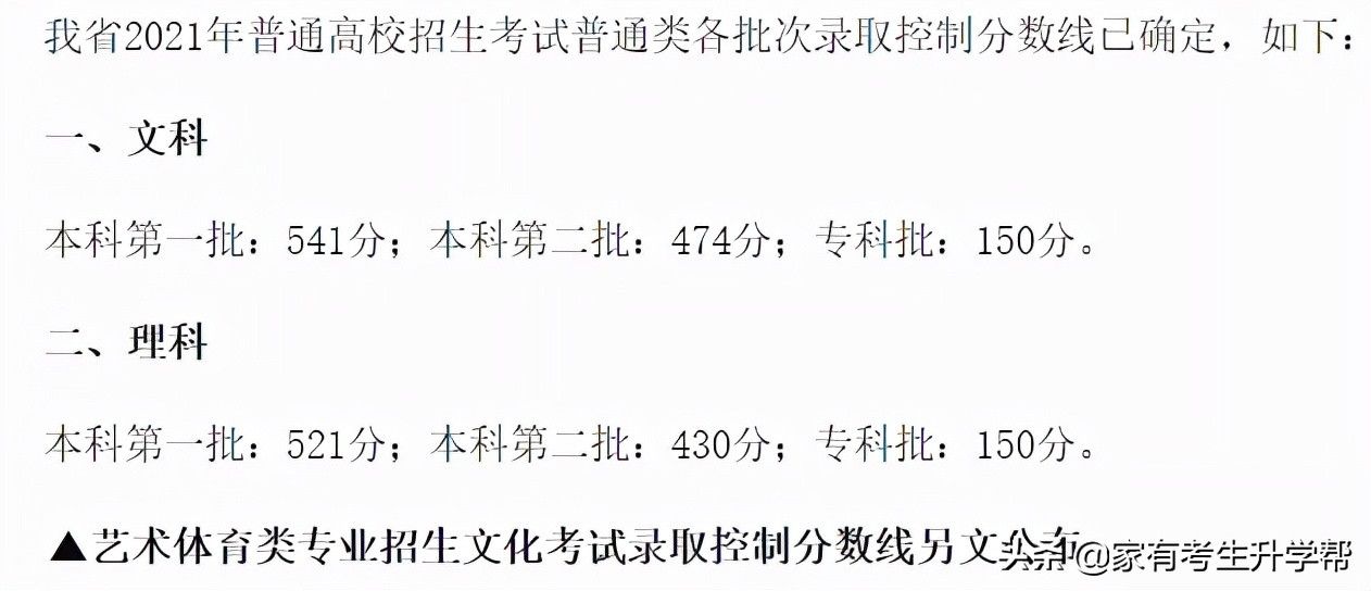 分数线|2022年各省各专业艺术生高考文化分最低要多少才能上本科A段