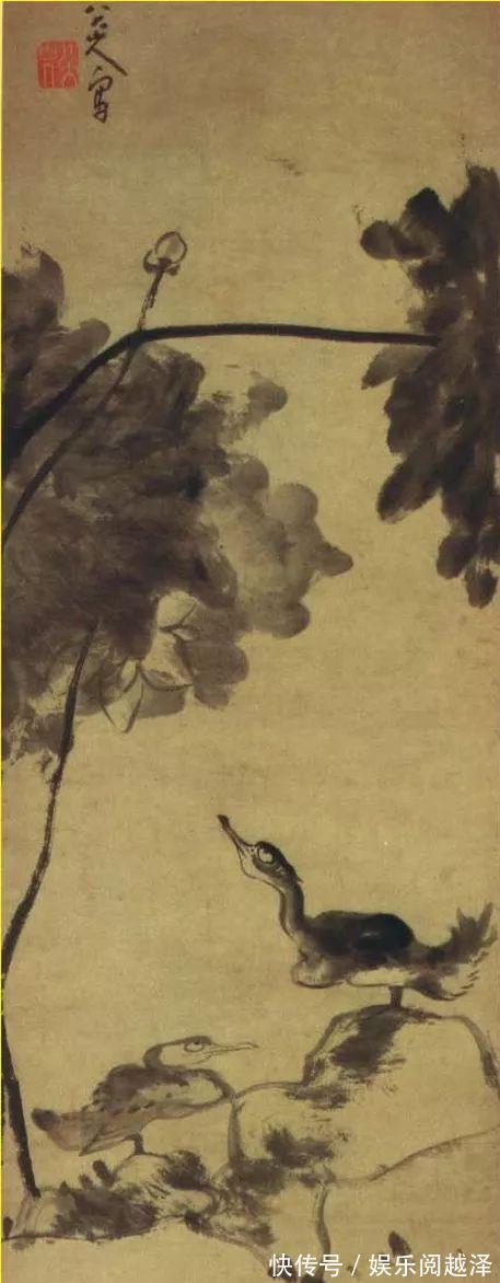 八大山人|八大山人的荷花,独自清凉