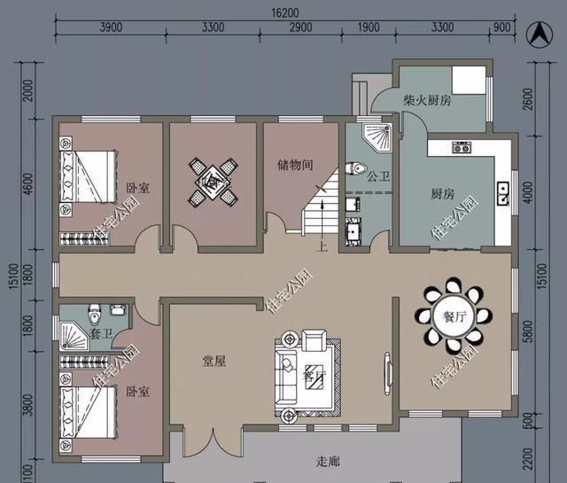 建筑面积|农村没有堂屋的房子不是好房子,20套户型分享,总有一套看上眼