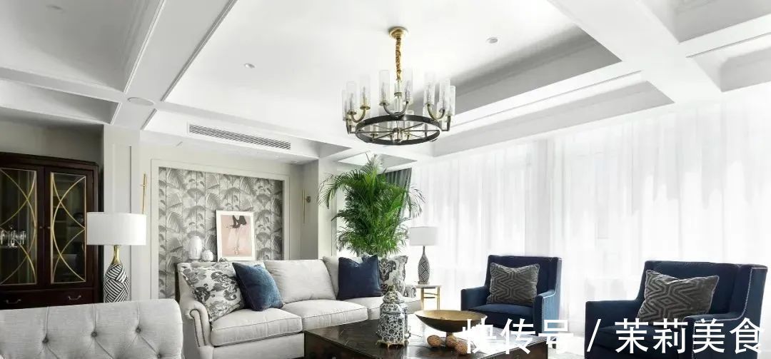 美式|168㎡轻奢美式风格,精致优雅的空间让人一见倾心