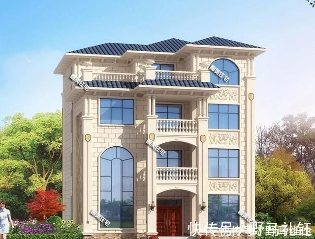 别墅|很受大众喜欢的两栋四层别墅,户型方正大气,施工难度低