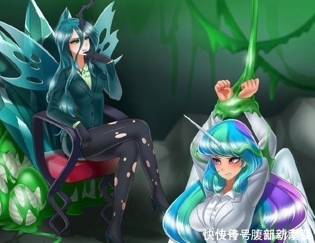 紫悦|小马宝莉主角团拟人时装秀,紫悦黑丝好漂亮,宇宙公主很霸气