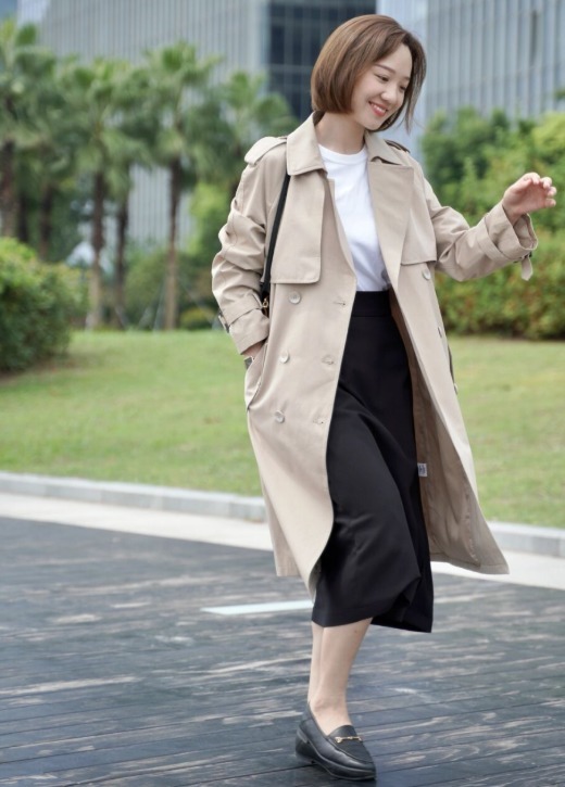 小个子 优雅女人都穿“乐福鞋”,比小白鞋更显气质,小个子也可以hold住