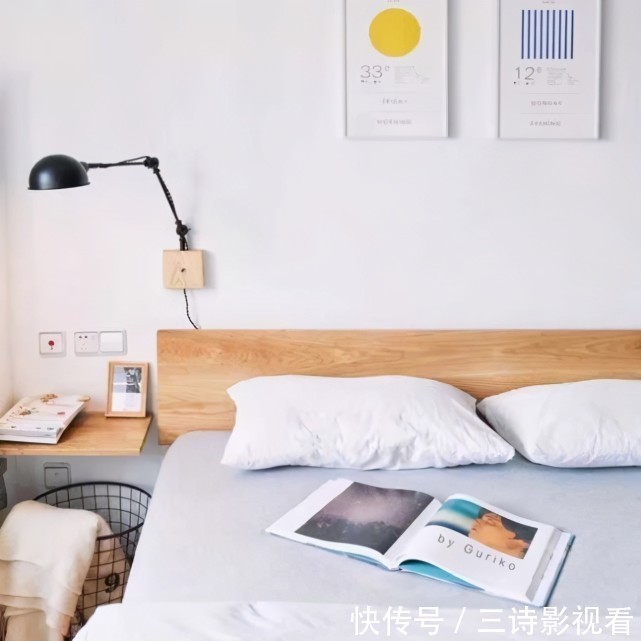 卧室放床头柜太土了，现在床边流行这8种设计，实用又美观