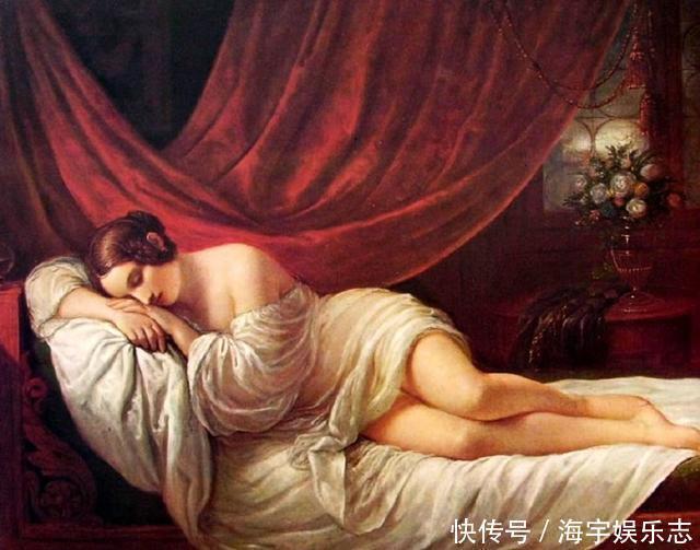 纳塔莱·斯齐亚沃尼&体态丰满妩媚的意大利女性人体油画,脸若桃花,温香艳玉之貌