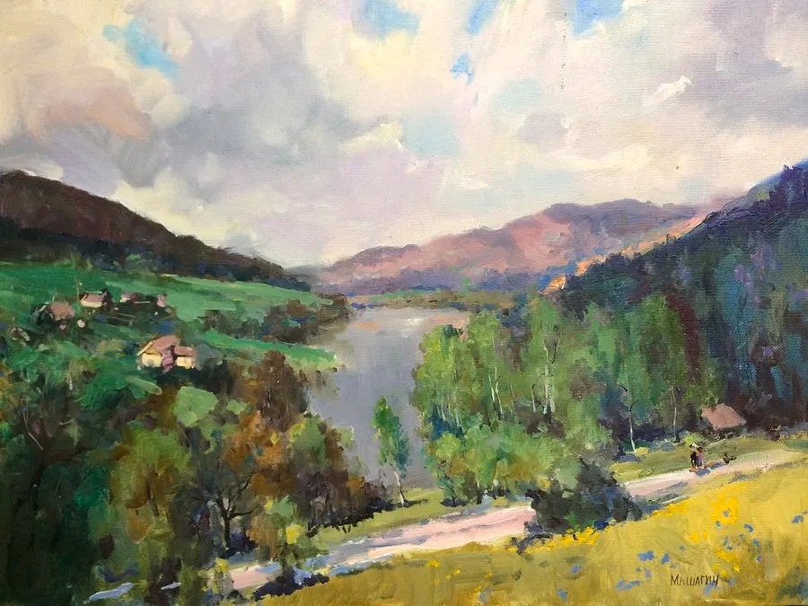 米沙金!俄罗斯画家米沙金的风景油画,美的不要不要的!