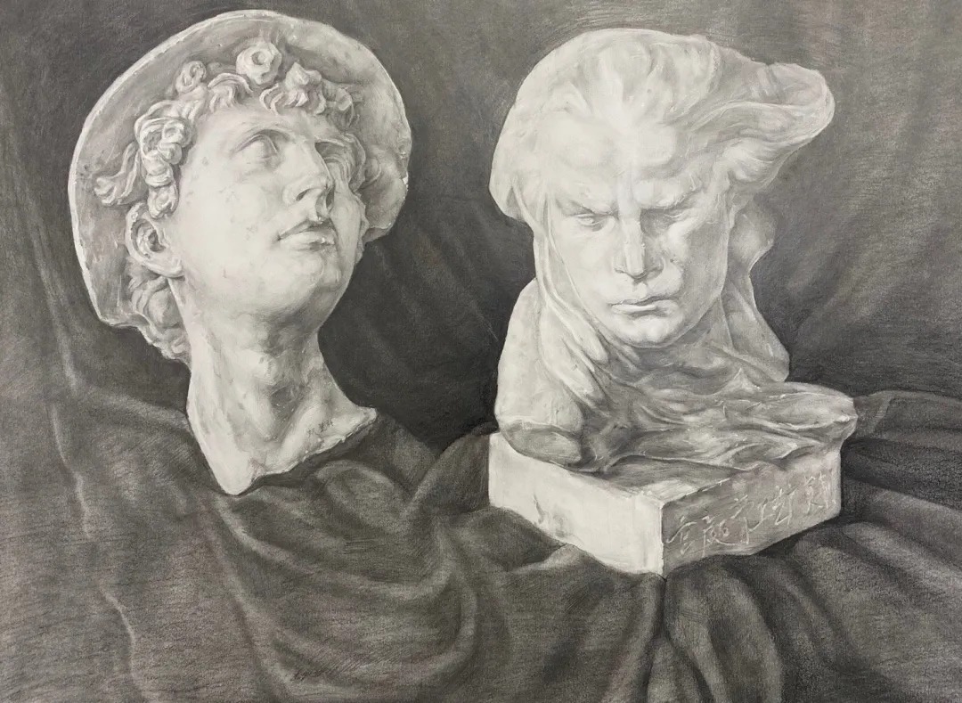 虚实&传说中素描的“虚实变化”,应该就是这样的!