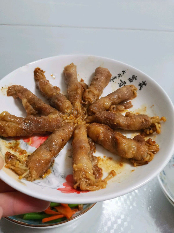 肉卷|金针菇肉卷