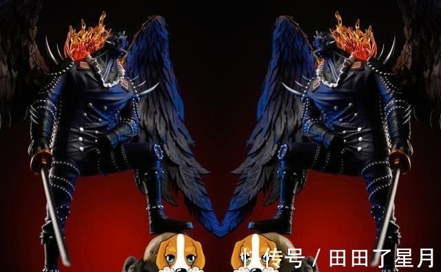 羽翼|海贼王三灾烬的手办,每根羽毛纹理都清晰可见,这得花多少时间