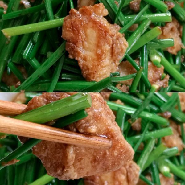 韭菜苔|韭菜苔炒龙利鱼