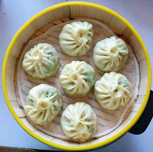 香菇油菜包子