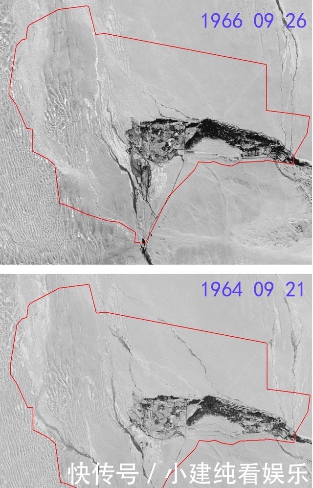 互联网时代 卫星视角，看敦煌阳关林场，55年间的前世今生