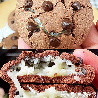 无需打发??可可麻薯曲奇