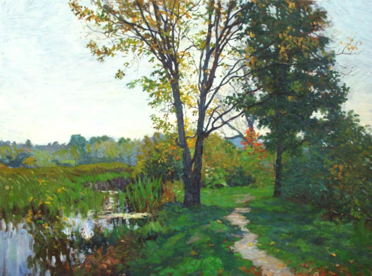 美术学院&俄罗斯艺术家谢尔盖恰布里金风景油画作品