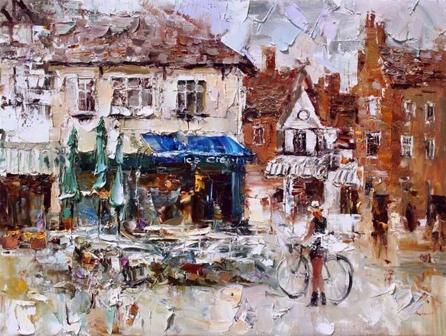 艺术学院！奔放的心：俄罗斯女画家安捷利卡超凡脱俗、别具一格的油画作品