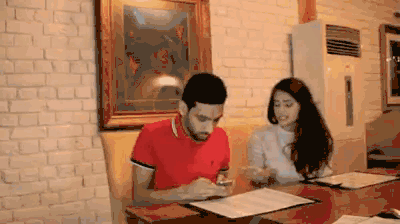 |搞笑GIF:你们有没有看一眼就怦然心动的感觉!