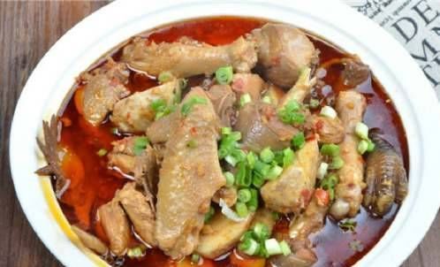 川菜,姜汁鸡,看起来流口水,充满了色彩和香味