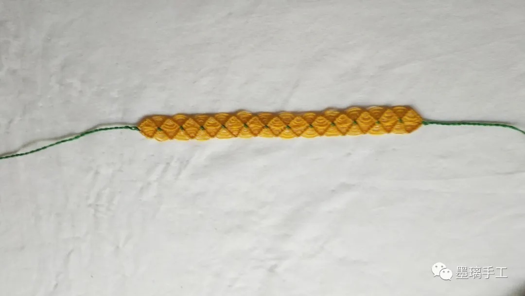 编绳|分分钟钟能学会的手工教程 一看就会的diy手工编绳斜卷结手链