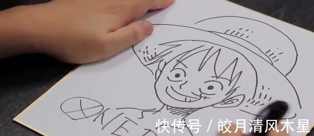 海贼王|日本漫画家现场“签绘”，快速精准画出动漫角色，这手也太稳了