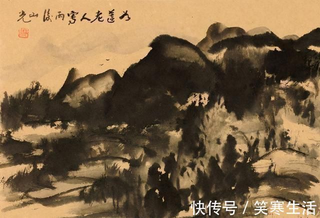 笔墨！刘知白的“心像山水”画是真厉害，不输张大千笔下的山水作品