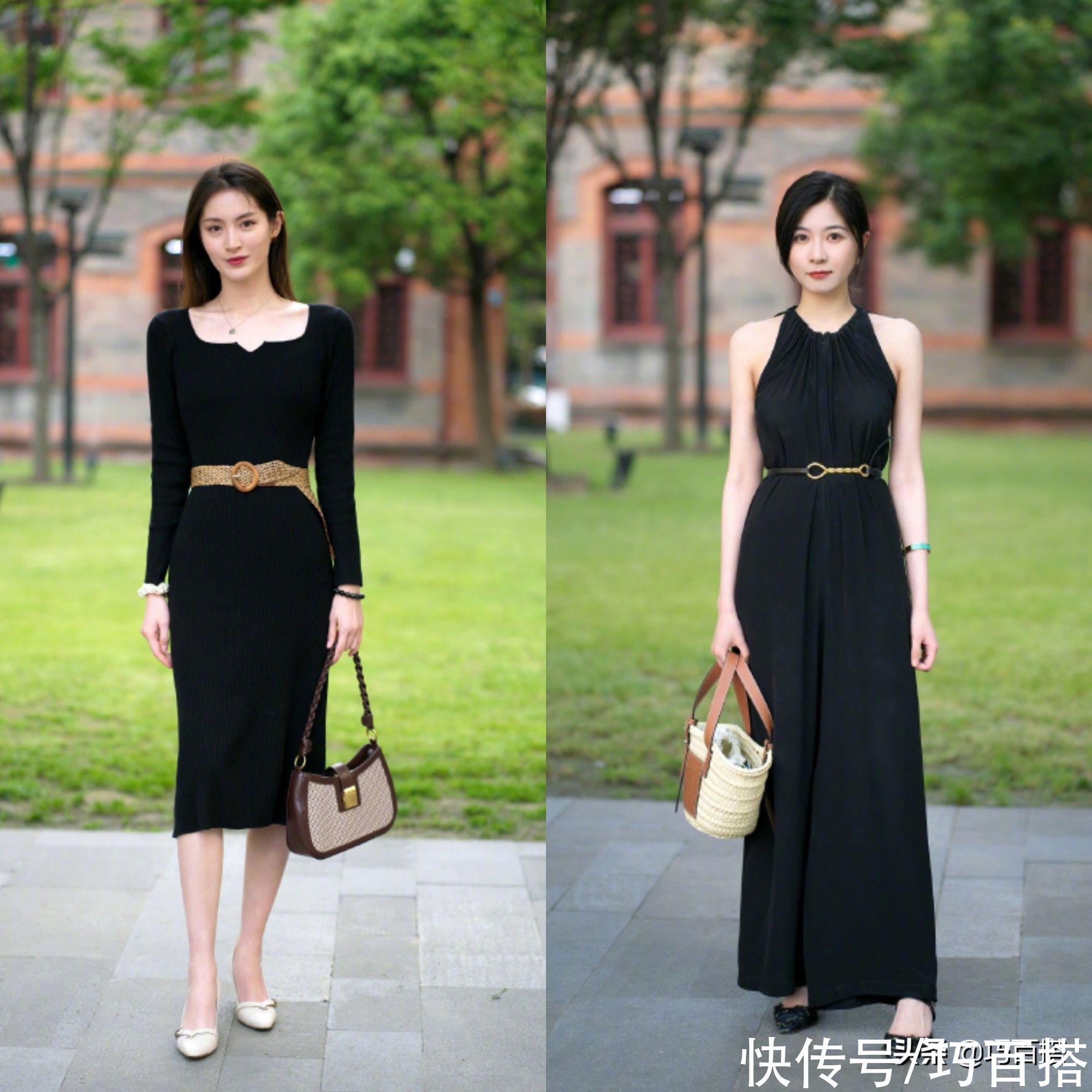 连衣裙|还在选择花花绿绿的连衣裙吗？别傻了姐妹们，今年流行纯黑色