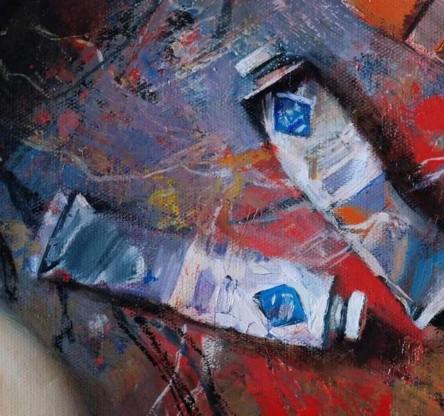 油画&他的油画,既有潇洒带劲的笔触,又有性感细腻温和的柔美