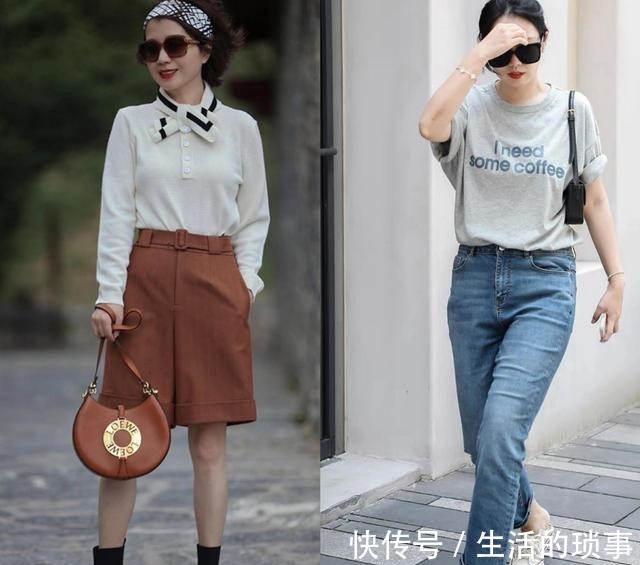 小衫 立秋天凉，50女人试试这“小衫”，“一衣多穿”一样简单漂亮！