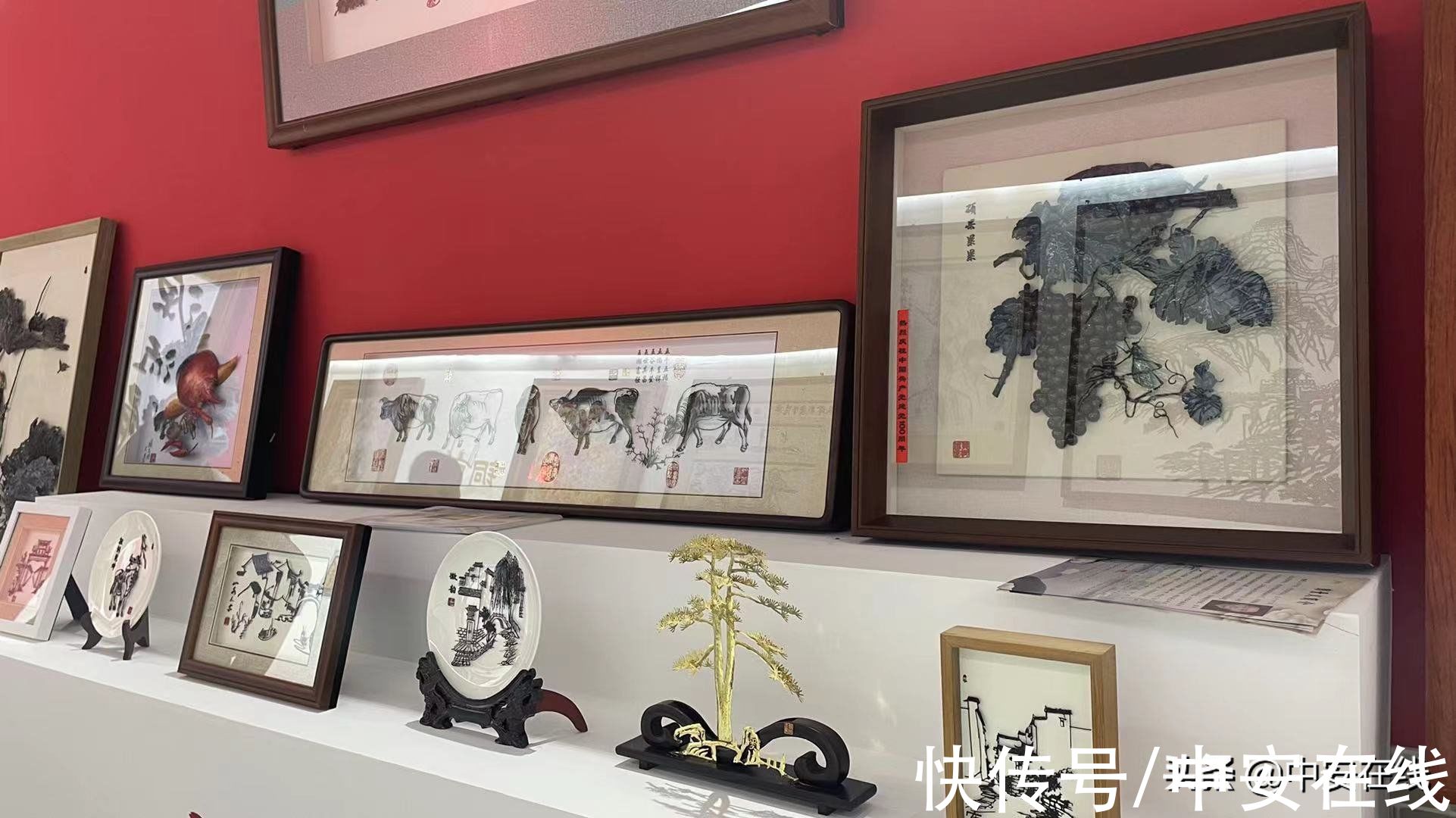 芜湖铁画#芜湖铁画《铁打的江山》惊艳版博会