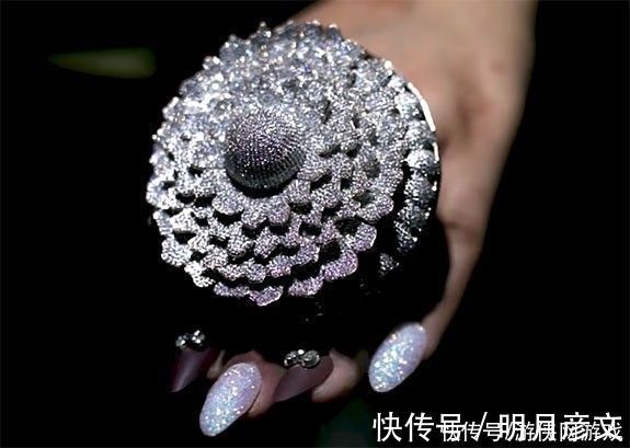 吉尼斯纪录 12638颗天然钻石!38.08克拉戒指打破吉尼斯世界纪录