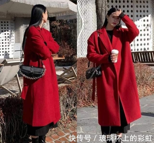 毛呢|这些美到不行的“有彩色”穿搭，让心情都变好了