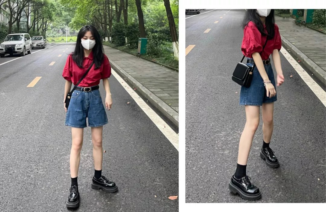 get|别再穿阔腿裤了！这3件短裤才是粗腿女孩的救星，显瘦显腿长