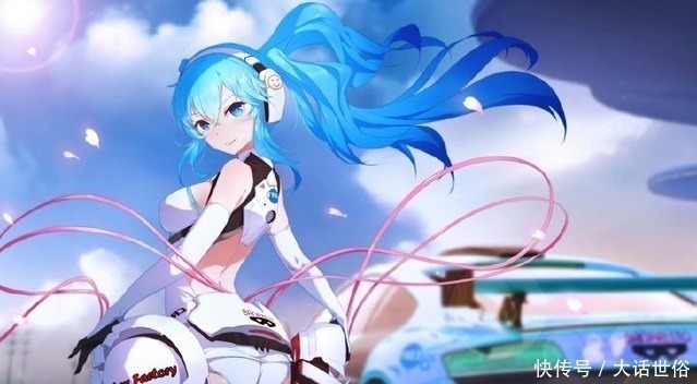 动漫|6张赛车女郎版初音未来,从来没有发现公主殿下可以这么帅!