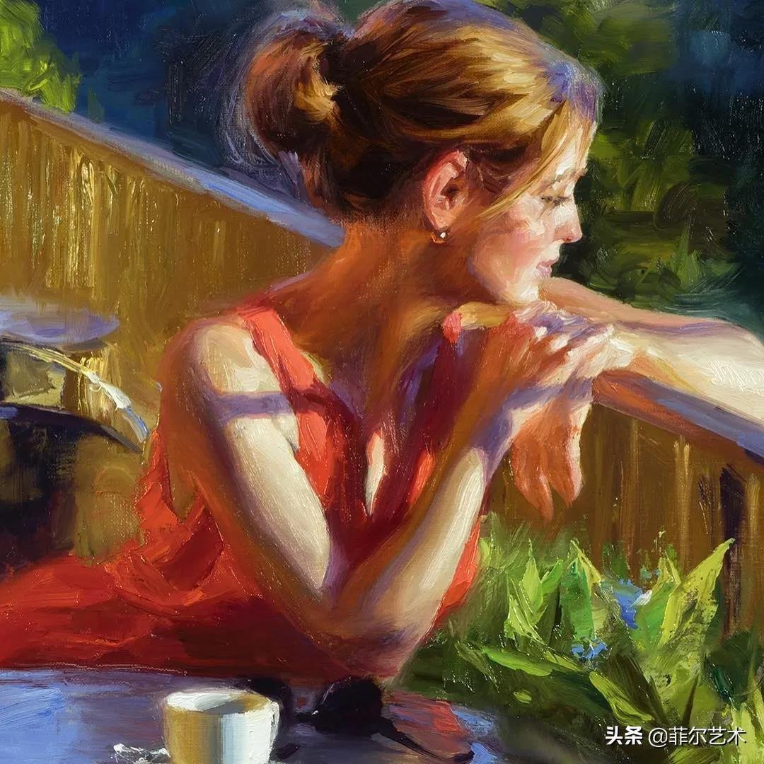 斯维尔德洛夫斯克$犹如花朵绽放,美得让人难忘~俄罗斯画家人物油画作品欣赏