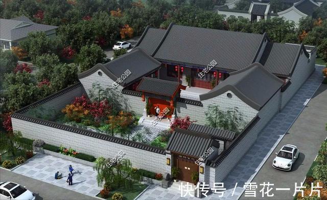 实用|2021年农村建房子，推荐这15套中式小院，造价便宜还实用