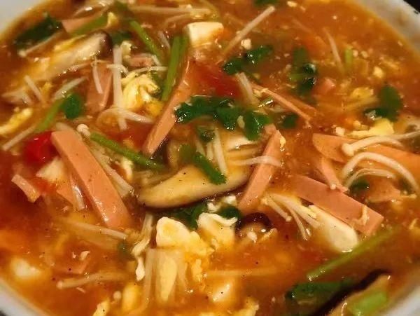 10分钟就搞定的低脂酸辣汤,好喝又开胃