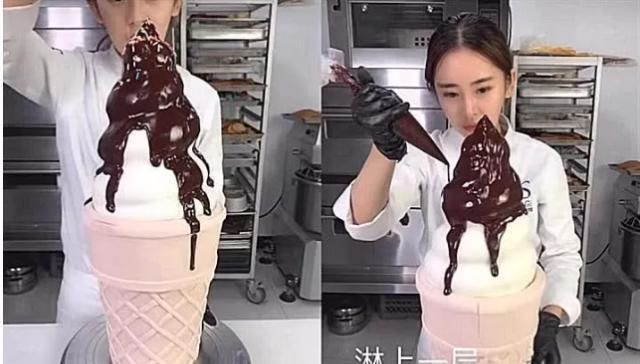 蛋糕遭“变形”是啥样榴莲蛋糕不算啥,看完它确定不是作秀