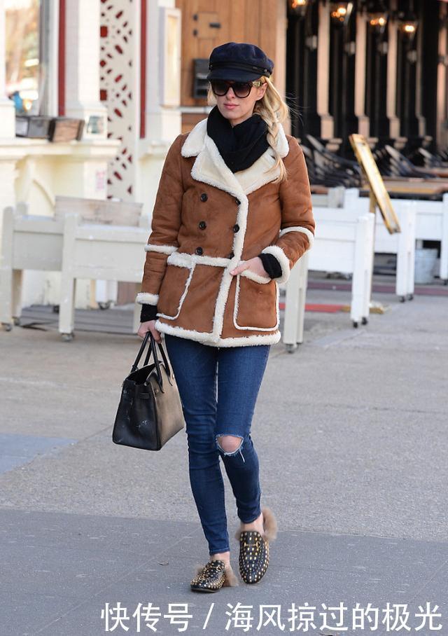 这个冬天皮衣过时了,鹿皮绒才是新潮流,帅气大方还挺成熟