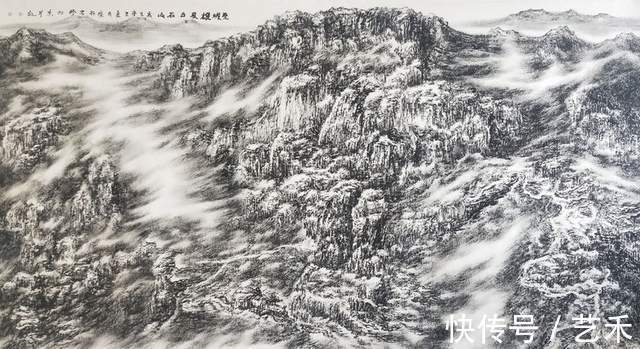 画家|著名焦墨云雾山水画家林晓丽----新没骨水墨淡彩风景艺术