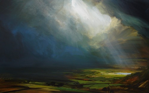 詹姆斯·诺顿&美风美景,大地的胸怀!英国画家詹姆斯·诺顿的油画