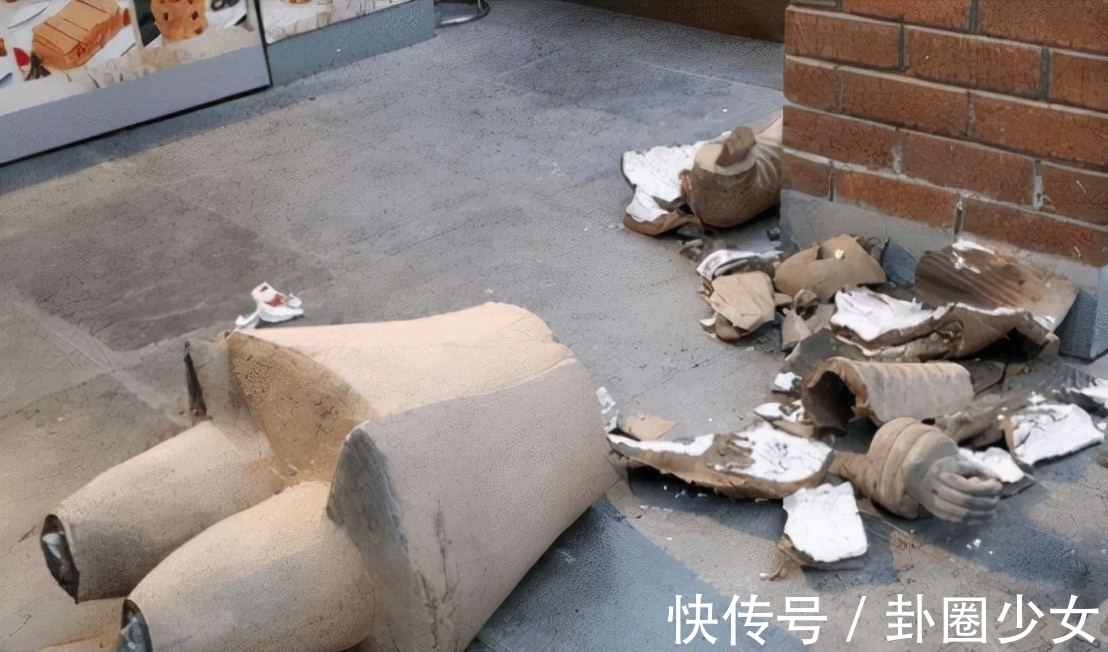 古迹#日本暴徒冲进展览厅,将兵马俑推倒致破碎,中国的回应堪称绝妙