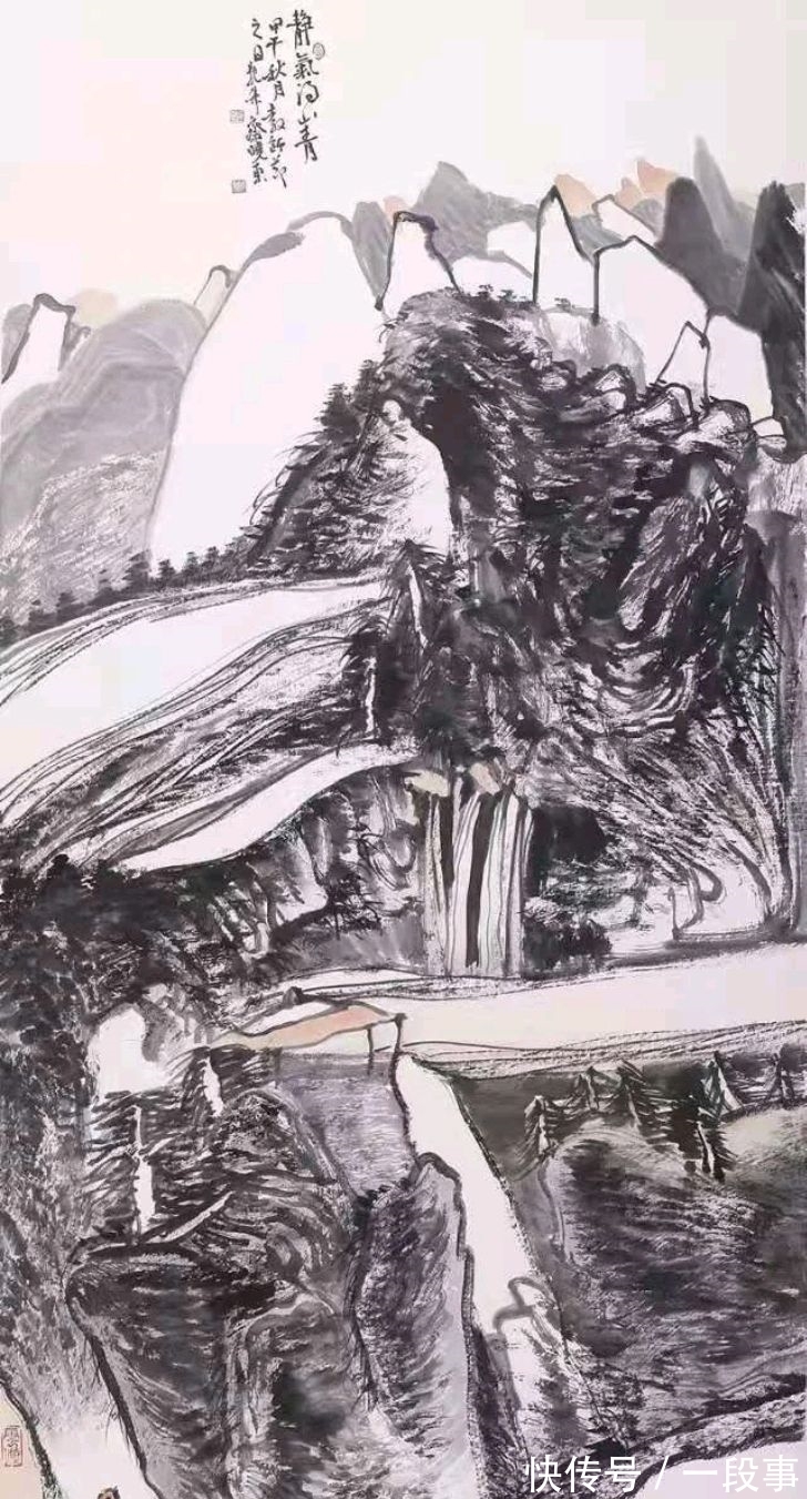 中国画院|水墨方阵|熊晓东山水画