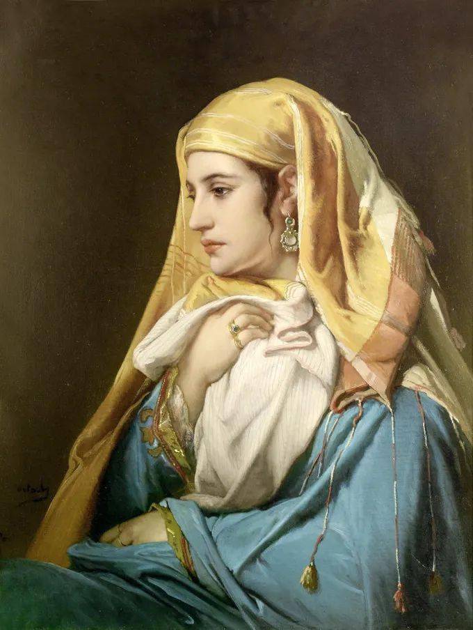 艺术学院!19世纪油画家笔下细腻的年轻漂亮女子,人物造型丰韵端庄 雍容华贵