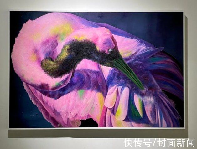 仙鹤&圆满中秋月，仙鹤送吉瑞 曹卫国画展上演“人鹤共舞”