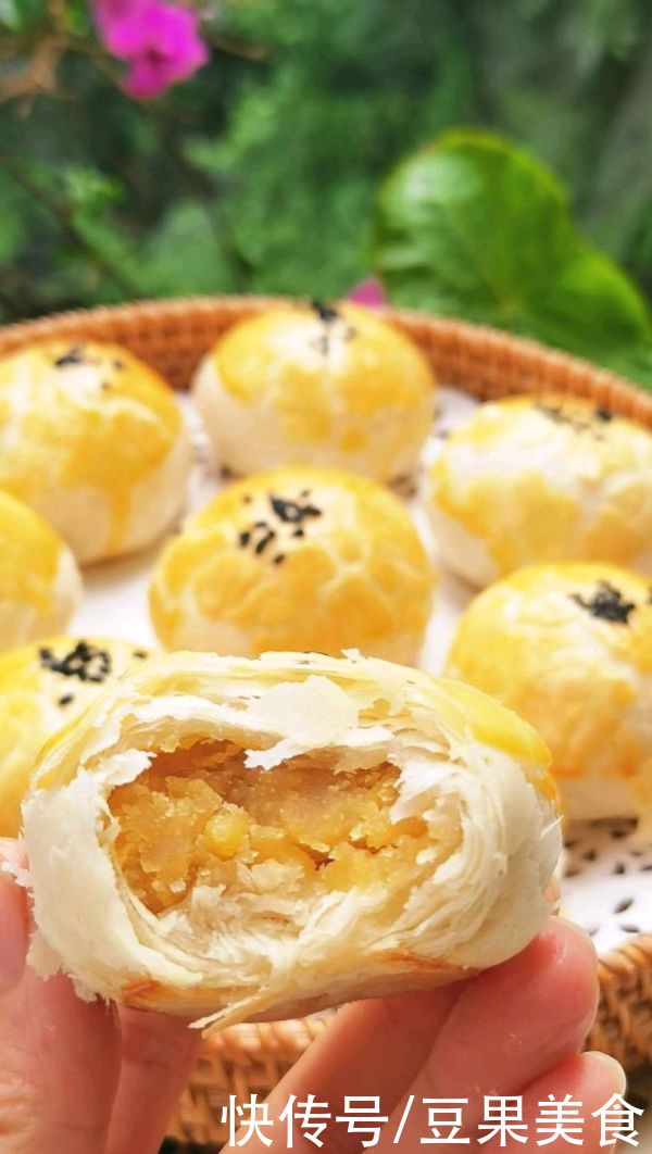绿豆沙馅|低糖绿豆酥｜口口酥脆