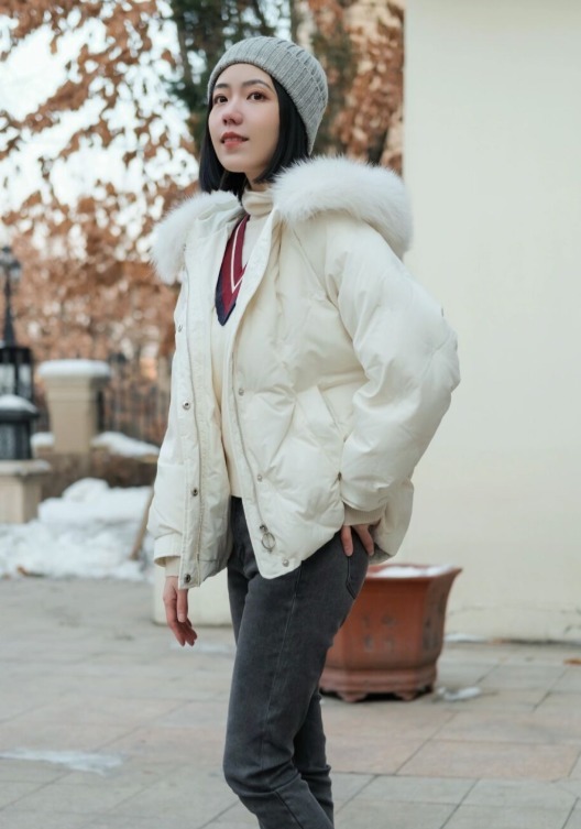 裤子 今年流行“羽绒服+裤子”,日常舒适又保暖,随便穿穿都有好气质