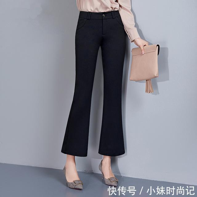 喇叭裤 不要穿老套的运动装了,现在潮女都穿这样的时尚女装,超百搭