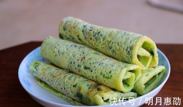 菠菜蛋饼|早餐吃它太方便了！十分钟出锅，孩子特喜欢，吃了个头蹭蹭长！