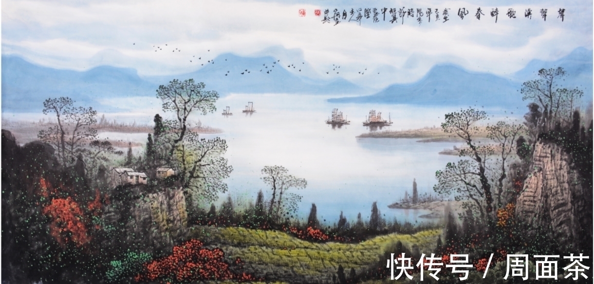 中国画&张月岗：画风神秘幽远，作品荣获国内各大奖项被争相收藏