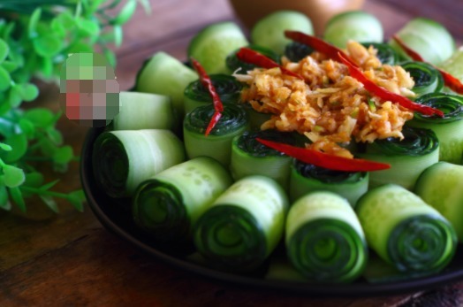 不一样的凉拌黄瓜,超级精美,简单好做